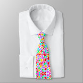 Cravate Motifs de cœurs colorés mignons (Attaché)