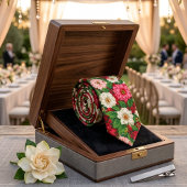 Cravate Motifs de fleurs colorés