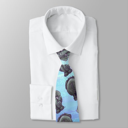 Cravate Motifs éléphants (Attaché)