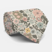 Cravate Motifs floraux (Roulé)