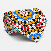Cravate motifs géométriques islamiques (Roulé)
