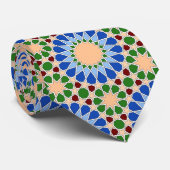 Cravate motifs géométriques islamiques (Roulé)