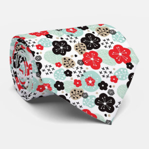 Cravate Motifs japonais mignons de conception
