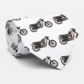 Cravate Moto classique simplement belle (Roulé)