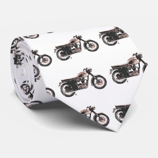 Cravate Moto classique simplement belle (Roulé)