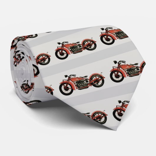 Cravate MOTOCYCLES vintages (Roulé)