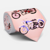 Cravate MOTOCYCLES vintages (Roulé)
