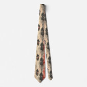 Cravate Motos aquarelle, motards, course, motocycli (Devant)