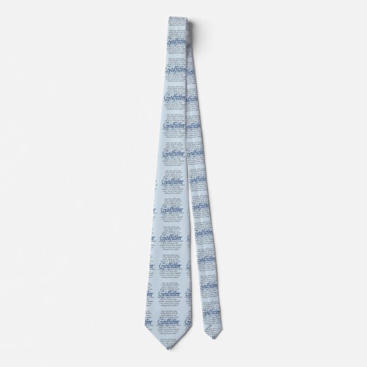 Cravate Mots du parrain (Devant)