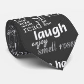 Cravate mots inspirés et de motivation (Roulé)