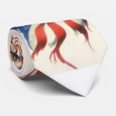 Cravate Mouche avec Eagles dans la terre du libre (Roulé)