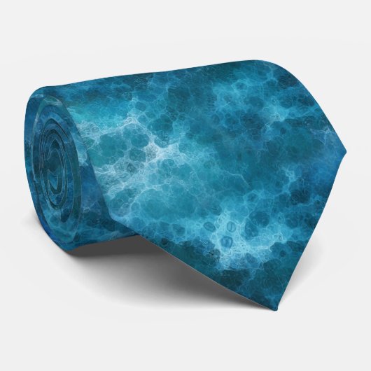 Cravate Mousse mer (Roulé)