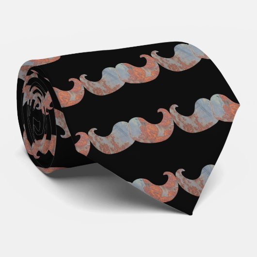 Cravate Moustache en métal (Roulé)