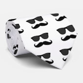 Cravate Moustache et cadeau noirs d'humeur de lunettes de (Roulé)