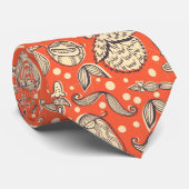 Cravate Moustaches et barbes (Roulé)