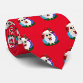 Cravate Mouton - Noël (Roulé)