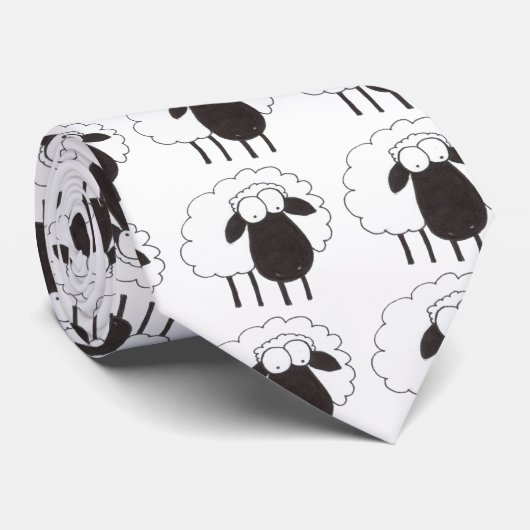 Cravate Moutons (Roulé)