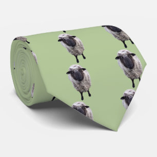 Cravate Moutons curieux