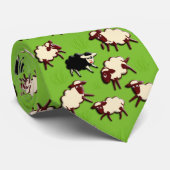 Cravate Moutons noirs et autres + votre dos. & idées (Roulé)