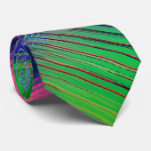 Cravate Mouvement coloré d'objets désordonnés en sculpture (Roulé)