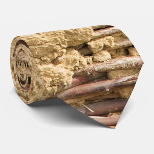 Cravate Mud and wattle wall (Roulé)