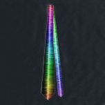 Cravate Multi Coloured Sound Wave Necktie<br><div class="desc">Have you ever found it hard to find a tie that you like that not everyone else has? Well look no further, we strive to offer you a one-of-a-kind, the unique and the different. This tie is definitely that, its vibrant colours ranging from one end of the rainbow to the...</div>
