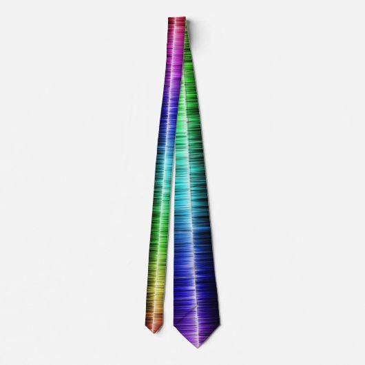 Cravate Multi Coloured Sound Wave Necktie (Dos)