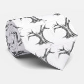 Cravate multi de croquis d'arbre (Roulé)