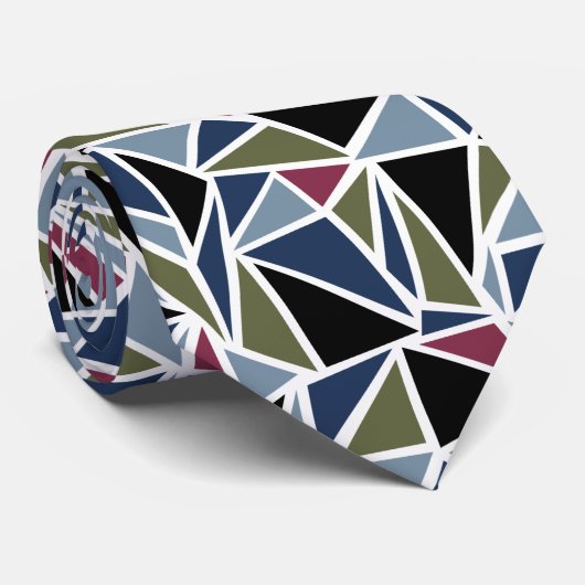 Cravate Multi Geometric Men's Tie (Roulé)