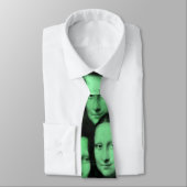 Cravate Multi-Mona en vert (Attaché)