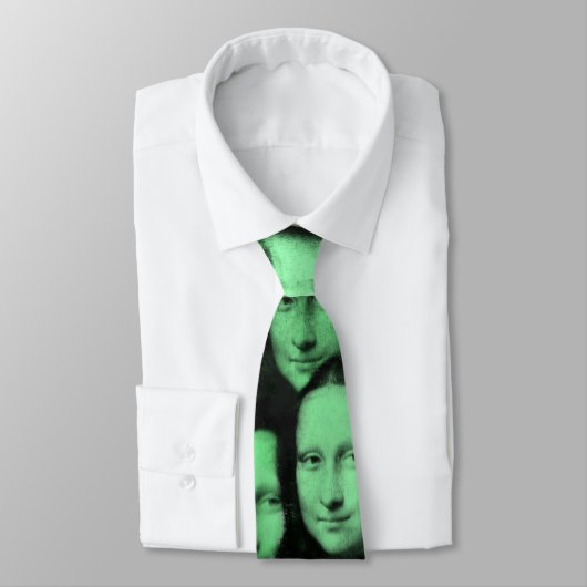 Cravate Multi-Mona en vert (Attaché)