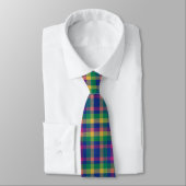 Cravate Multicolor tartan (Attaché)