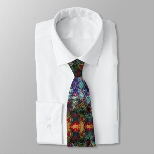 Cravate multicolore (Attaché)