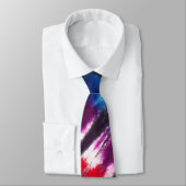 Cravate Multicolore teignez en nouant (Attaché)