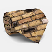 Cravate Mur de briques bronzage (Roulé)