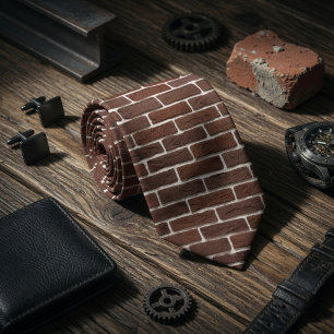 Cravate Mur de briques réaliste