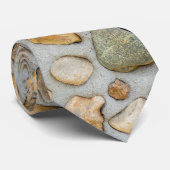 Cravate Mur de galets rustique (Roulé)