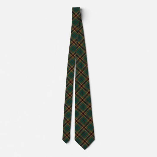 Cravate Murphy Tartan Brown et vert Plaid (Dos)