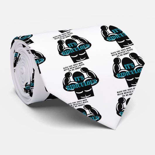 Cravate muscles si forts c'est ridicule drôle (Roulé)