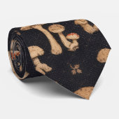 Cravate Mushroom & Foliage (Roulé)