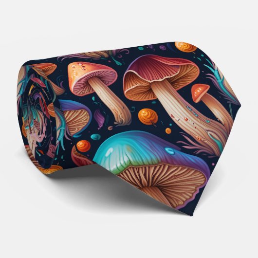 Cravate Mushroom Neck Tie (Roulé)
