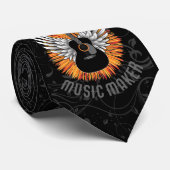 Cravate Music Maker (guitariste) (Roulé)