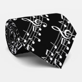 Cravate Music Notes (Roulé)