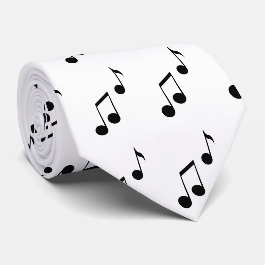 Cravate Music Notes_ Cravate_ par Elenne Boothe (Roulé)