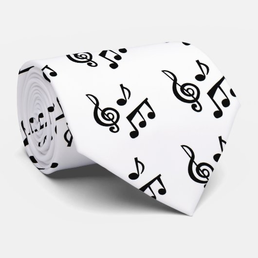 Cravate music_notes, music_notes, music_notes, music_no… (Roulé)