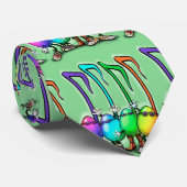 Cravate Music Notes Party (Roulé)