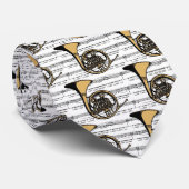 Cravate Musical 06 B de cor de harmonie (Roulé)