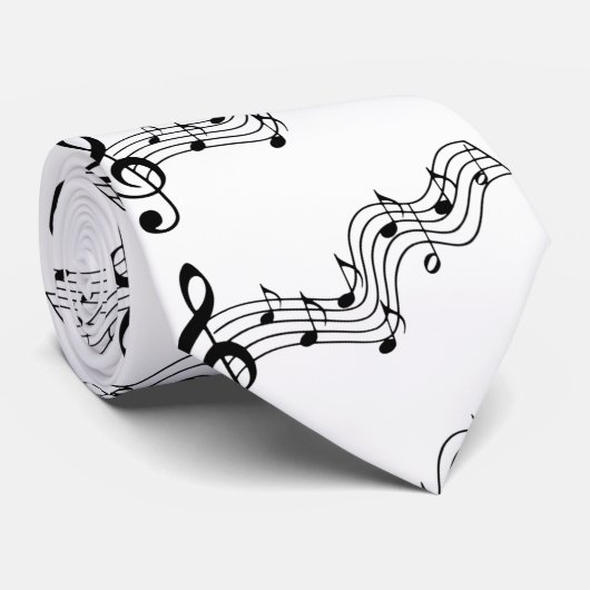 Cravate musicale (Roulé)