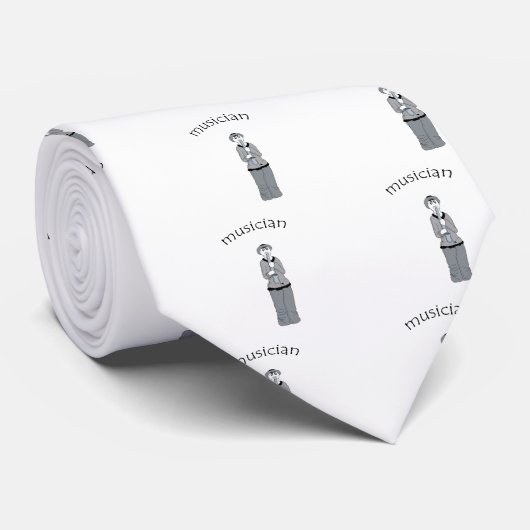 Cravate musicien (Roulé)