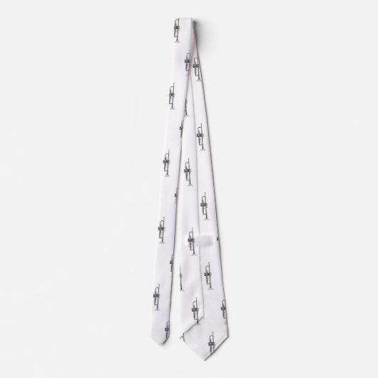 Cravate Musicien de trompette (Dos)